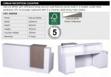 Urban Reception Couonter Range And Specifications